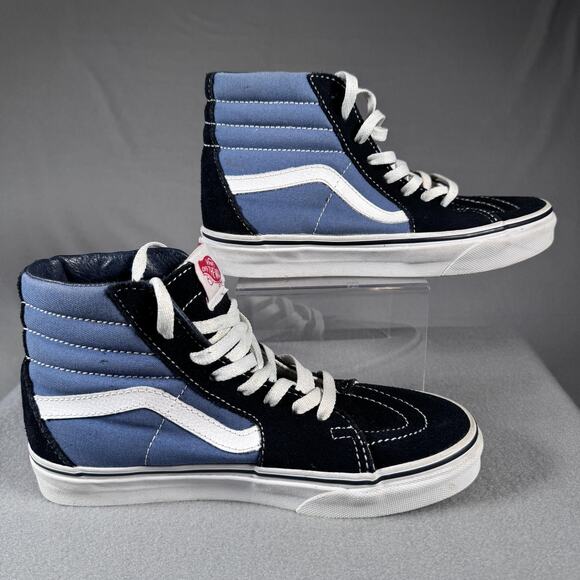Vans Sk8-Hi Shoes Mens Size 4.5 Womens 6 Classic Canvas‎ Skateboard High Top - Picture 2 of 9